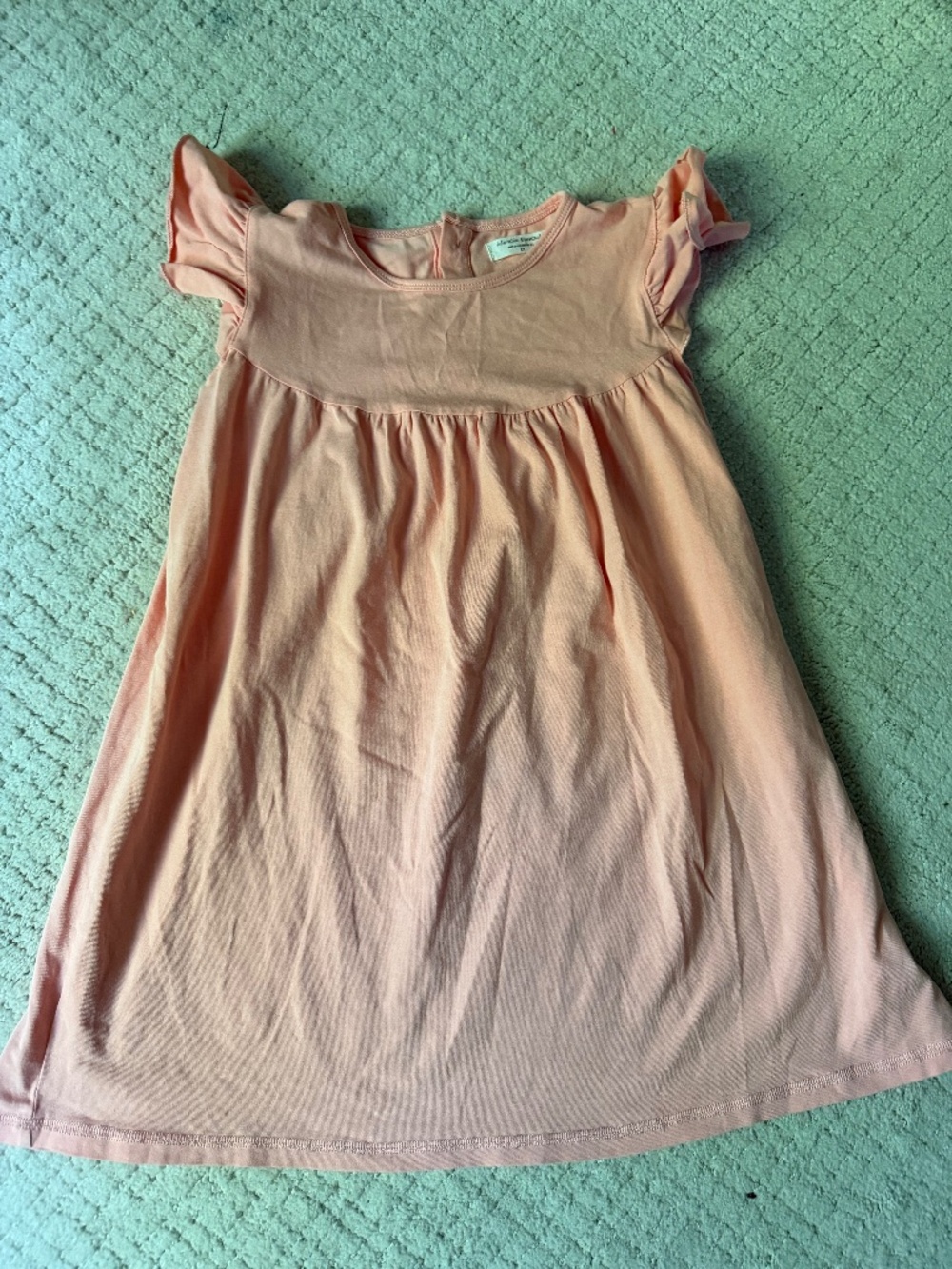 Blush Pink Flutter Sleeve Dress Size 8  Balletcore Cottagecore